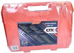 CTX Werkzeuge CTX.18.0108 Set Cheie Tubulare și Chei Cu Clichet 108 Bucăți