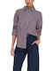 Long Sleeve Women's Shirt Burgundy