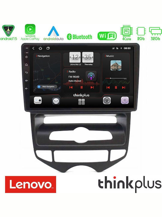 Lenovo Car Audio System for Hyundai ix20 2010-2020 with A/C Bluetooth USB AUX WiFi GPS Apple CarPlay Android Auto with 10" Touch Screen