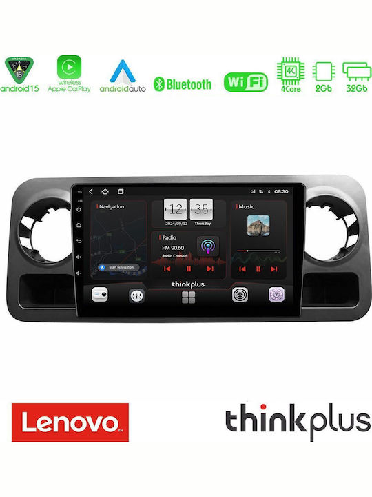 Lenovo Car Audio System for Mercedes-Benz Sprinter Bluetooth USB AUX WiFi GPS Apple CarPlay Android Auto with 10" Touch Screen