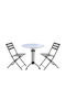 Outdoor Dining Set Ferralis 3 Pieces Artelibre