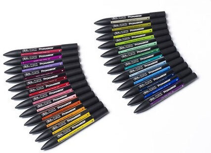 Winsor & Newton Маркери Комплект 24 Бройки