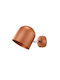Luma Modern Wall Lamp with Integrated LED and Warm White Light Copper