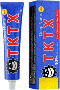 Tktx Blaue Anästhetische Creme Tattoo & Pmu 10g