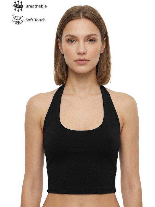 Sleeveless Grey Melange Women's Tank Top