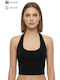 Sleeveless Grey Melange Women's Tank Top