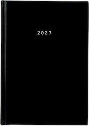 Next Basic Tagesordnung A4 2027 Schwarzes Leder (mit Personalisierung)