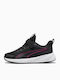Flyer Kinder Sportschuhe Running mit Schnürsenkeln Schwarz