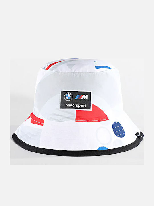 PUMA Υφασμάτινo Καπέλο Bucket Λευκό PUMA Υφασμάτινo Καπέλο Bucket Λευκό