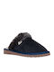 Kastorias Women's Winter Slippers with Blue Fur