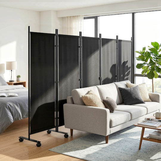 Outsunny Decorative Fabric Room Divider