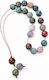 Handmade Worry Beads from Multicolour Agate