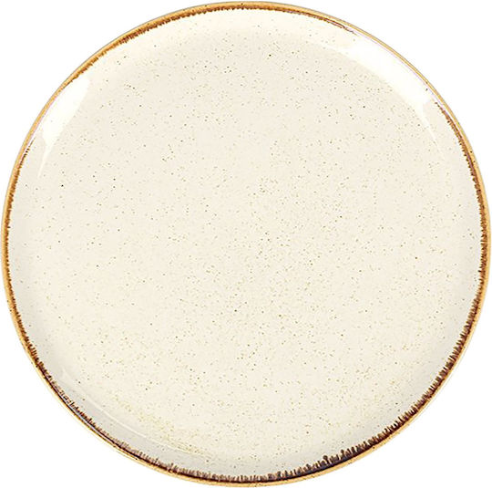 Porland Seasons Shallow Serving Plate Porcelain Beige 32cm