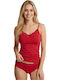 Sleeveless Cotton V Neck Women's Undershirt