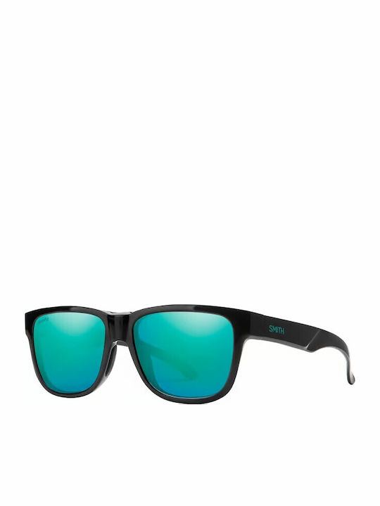 Smith Unisex Sunglasses with Black Frame and Black Polarized Lens