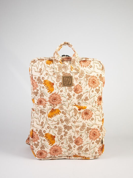 Leather Women's Backpack Multicolour