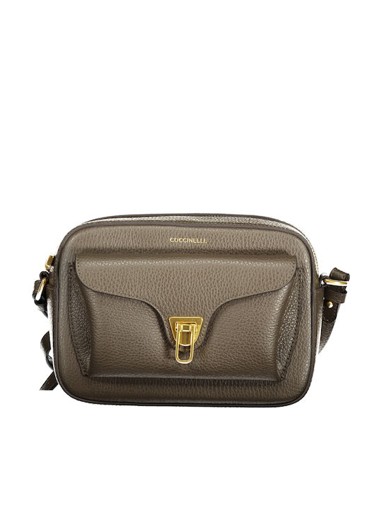 Coccinelle Leather Women's Shoulder Bag Brown E...