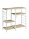 HomCom Ραφιέρα Κουζίνας Ξύλινη Λευκή 83.5x39x90cm