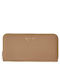 Amorette Amorette Large Leather Women's Wallet Beige