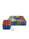 SPV Ts Magischer Würfel Schlüsselanhänger Magic Cube Schlüsselanhänger 3,5 × 3,5 × 3,5 cm Stück 12