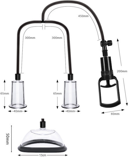 Passion Pumps Set Brustwarzen Klitoris Vagina