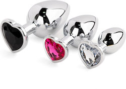 Anal Plug Set Schwarz 3 Stück