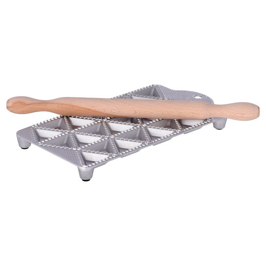 Zokura Holz Nudelholz Küchen Set mit Backform 5cm Durchmesser 5cm