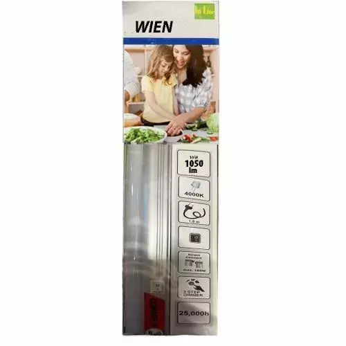 LED Лампа за Под Шкаф Hi Lite Wien 3651793 Димируема 3-степенно Затъмняване 52 Cm 1050 Lm 10w Енергиен A+ 4000k Бял Превключвател