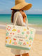 Stoff Strandtasche Mehrfarbige