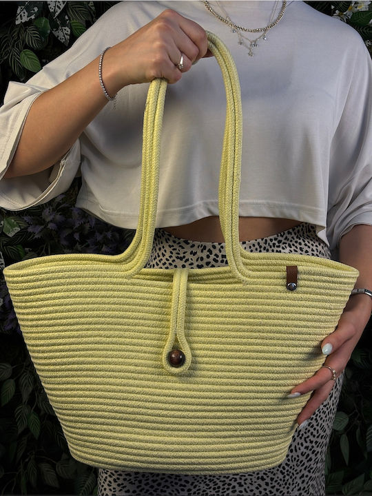 Mehrfarbige Korbweide Strandtasche