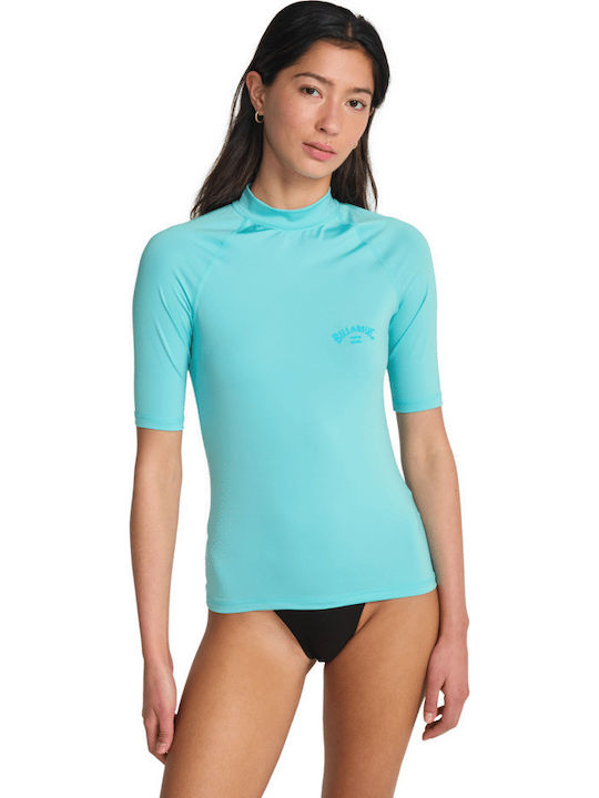 Billabong Surf Tricou de protecție solară Turcoaz Billabong Surf Tricou de protecție solară Turcoaz