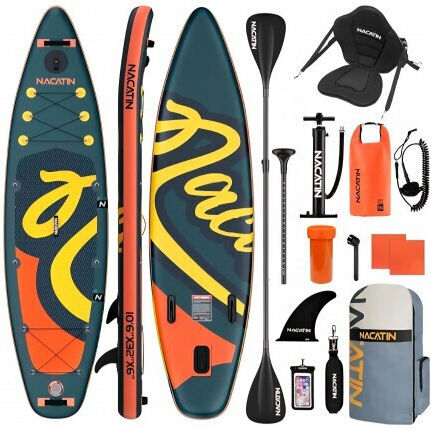Nacatin Placă SUP / Kayak Gonflabilă cu Lungime 3.2m Verde