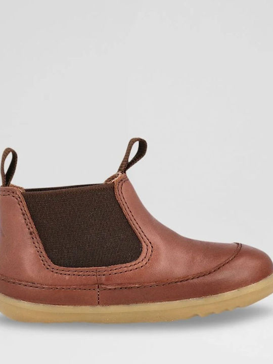 Step Up No Leder Kinderstiefel Braune