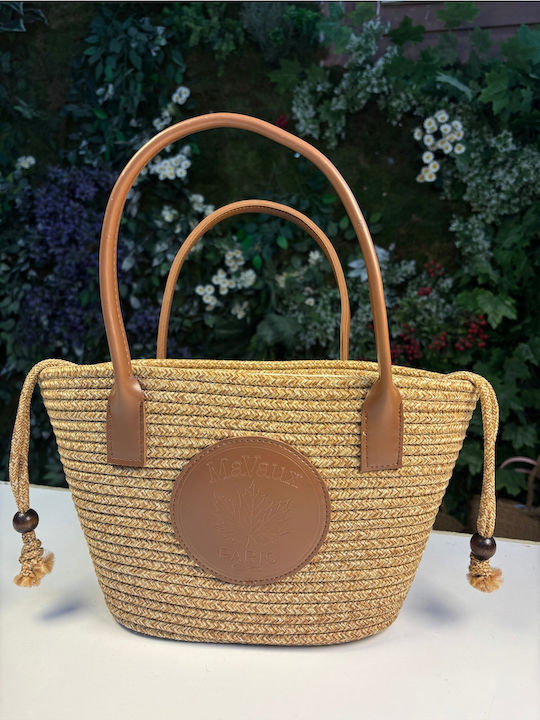 Geantă De Plajă Din Wicker Multicoloră