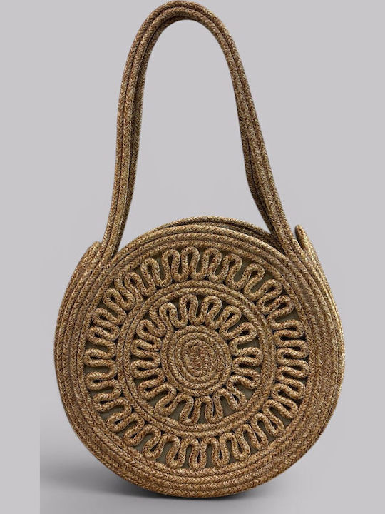Wicker Multicolour Beach Bag