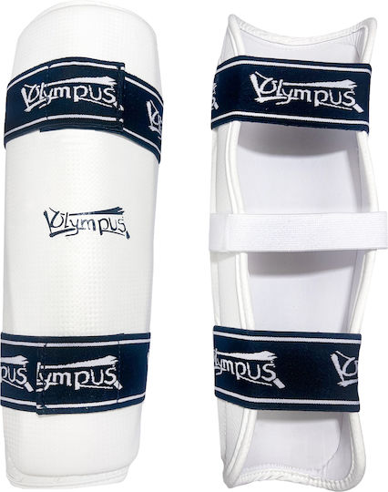 Olympus Sport Reflect Pu Protecții pentru tibie pentru adulți albe