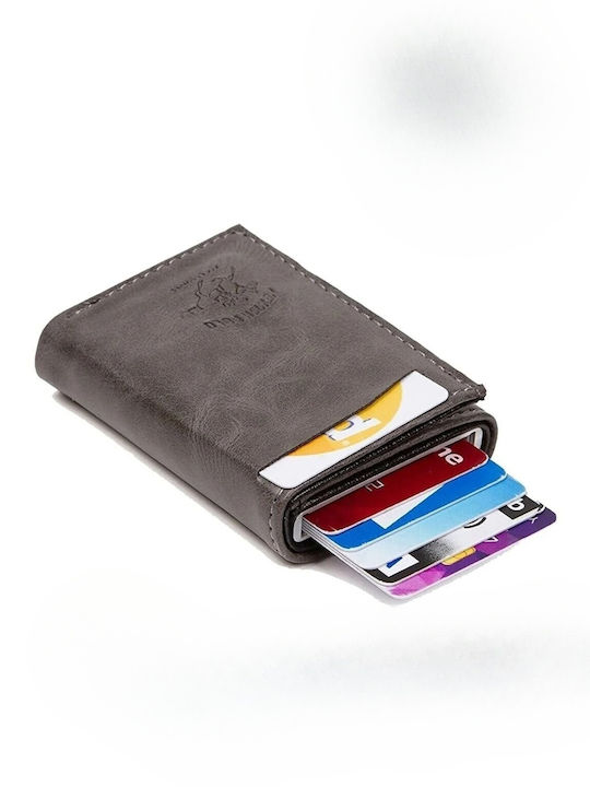 Ανδρικό Πορτοφόλι με RFID Γκρι