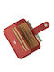Leder Herrenbrieftasche Rosa