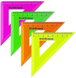 ErichKrause Geometrische Werkzeuge Dreieck 7cm Neon Solid 57879 Ass