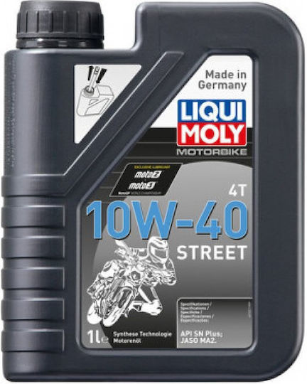Liqui Moly Street 10W Synthetisches Motorradöl für Viertaktmotoren 1lt