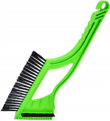 Prosperplast Car Ice Scraper With Brush In Green Colour