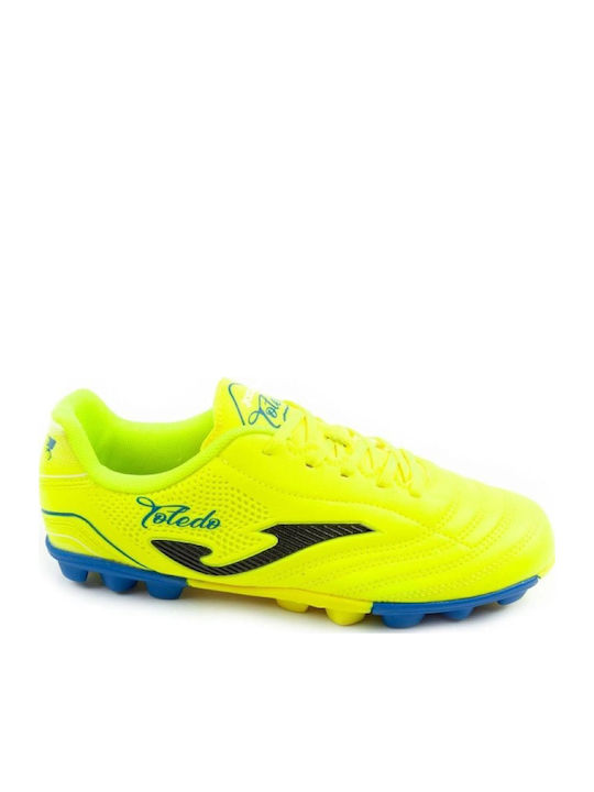 Joma Toledo Jr HG Kids Soccer Cleats Molded Yellow