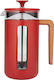 Manual Filter Coffee Maker Made of Borosilicate Glass 1l Pisa Red La Cafetiere