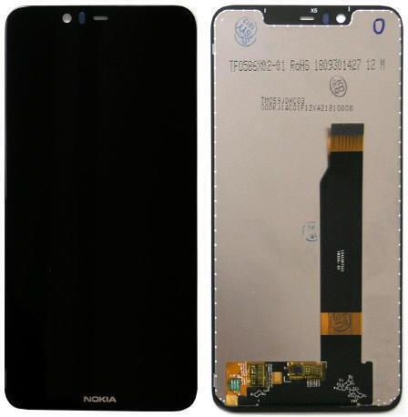 Ersatzbildschirm Für Nokia 5.1 Plus Mit Touch-Mechanismus Schwarz Oem