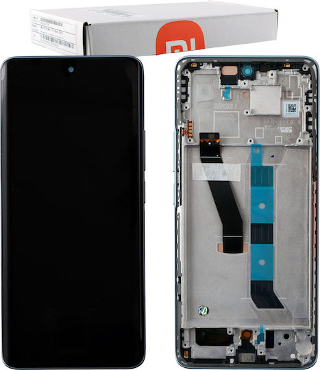 Xiaomi Redmi Note 15 5g Screen + Touch Screen + Lens + Frame 56002200p1700 Blue Original Service Pack