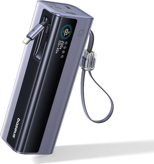 Baseus EnerGeek GR11 Baterie Externă 25000mAh 200W cu Port USB-A și Port USB-C Încărcare Rapidă Gri