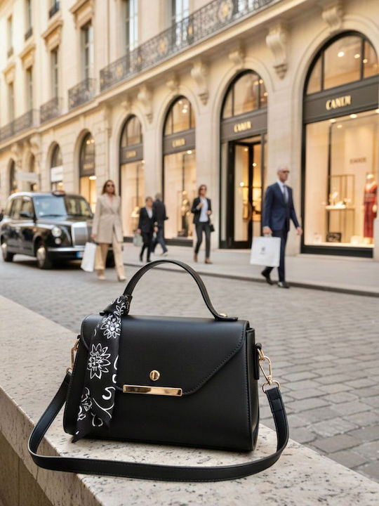 Дамска чанта за рамо Черна