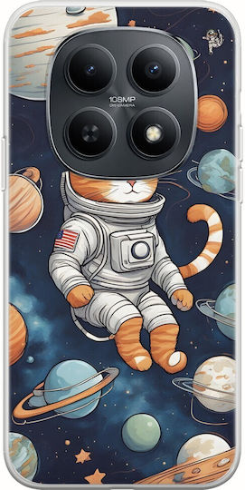 Handyhülle Lost In Space Cat Xiaomi Poco M8 5G Flexible TPU Transparente Silikon