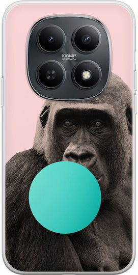 Bubblegum Gorilla Xiaomi Poco M8 5G Flexible TPU Transparente Silikon Handyhülle