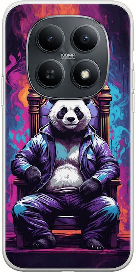 Калъф Wild Animals Panda Xiaomi Poco M8 5g Гъвкав TPU Прозрачен Силикон